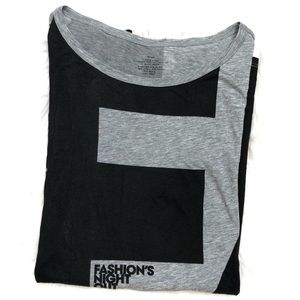 Fashion’s Night Out Long Sleeve Gray T-shirt